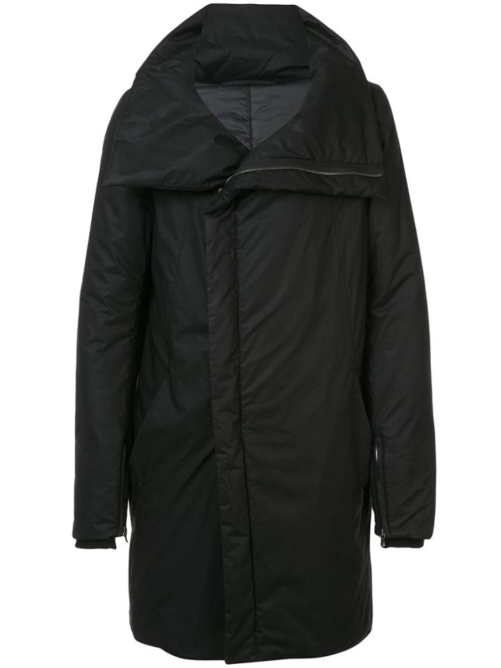 The Viridi-anne Padded Straight Fit Coat - Black