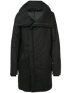 The Viridi-anne Padded Straight Fit Coat - Black