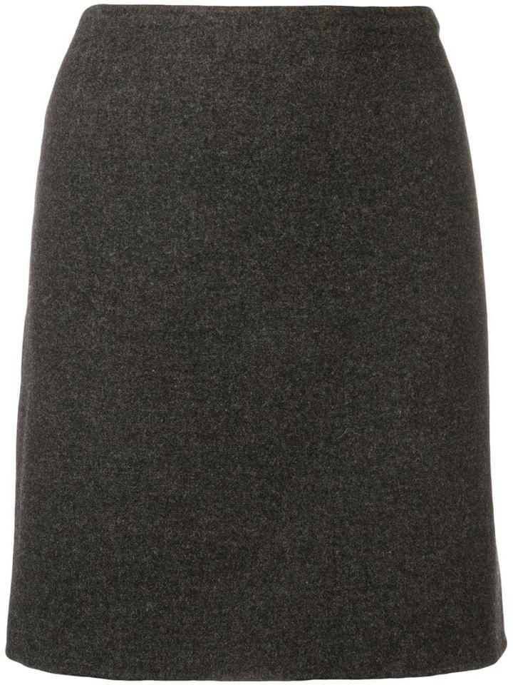 Prada Pre-owned 1990's Straight Skirt - Grey