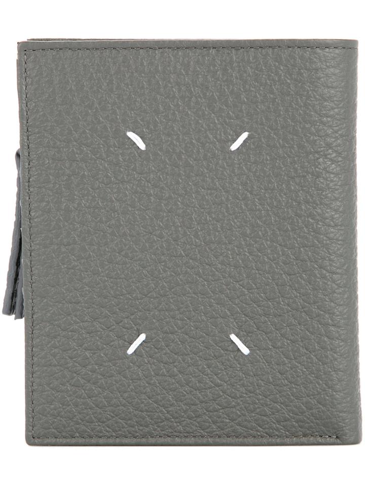 Maison Margiela Tall Zipped Billfold Wallet - Grey