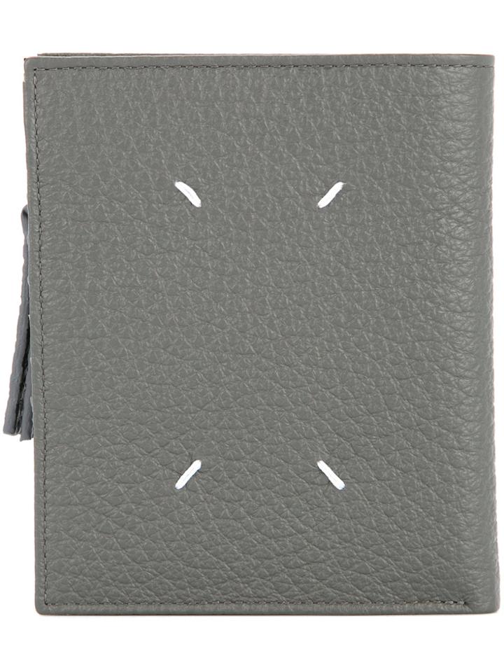 Maison Margiela Tall Zipped Billfold Wallet - Grey