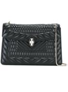 Bulgari Chain Strap Shoulder Bag - Black