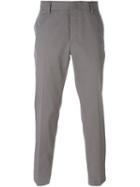 Lanvin Slim Fit Trousers, Men's, Size: 46, Grey, Cotton/viscose
