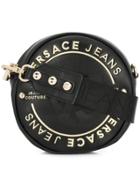 Versace Jeans Round Crossbody Bag - Black