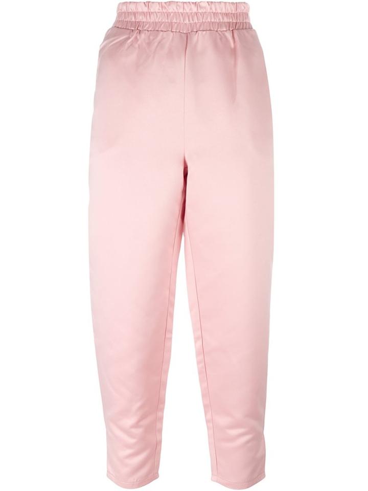 Stussy Cropped Track Pants, Women's, Size: Xs, Pink/purple, Polyester