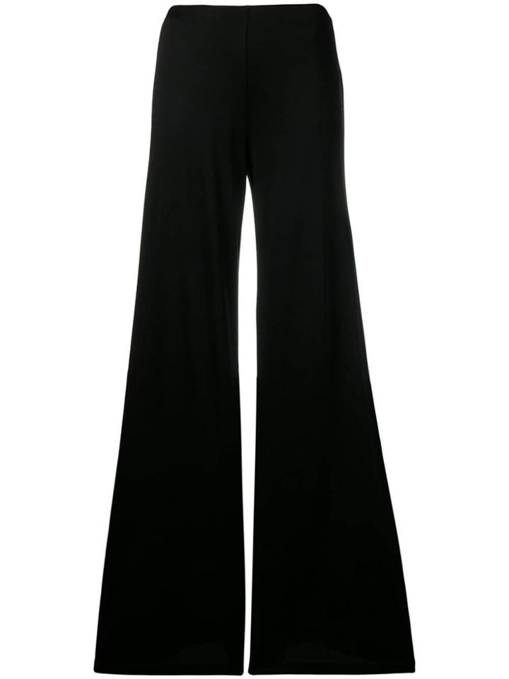 M Missoni Wide Leg Stretch Trousers - Black