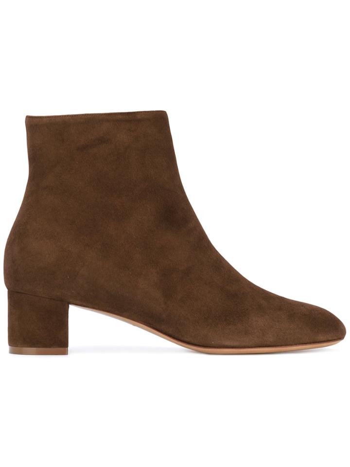 Mansur Gavriel Classic Ankle Boots - Brown
