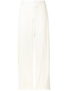 Chloé Striped Tailored Trousers - White