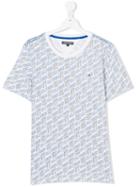 Tommy Hilfiger Junior - Teen Printed T-shirt - Kids - Cotton - 16 Yrs, White