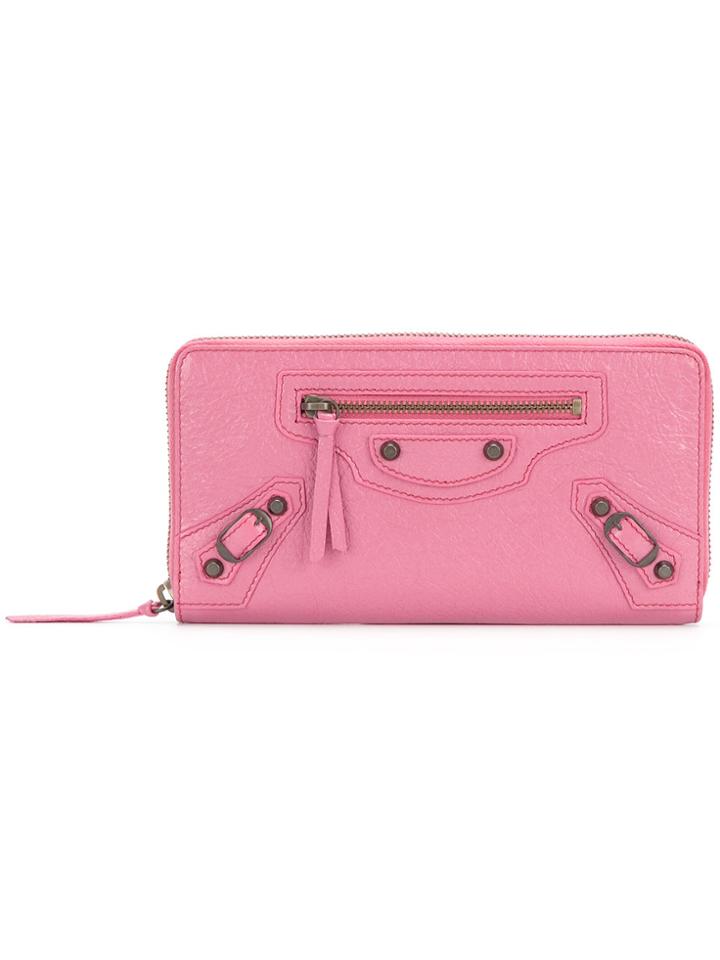 Balenciaga Classic Money Wallet - Pink & Purple