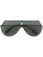 Fendi Eyewear Flat Aviator Sunglasses - Black