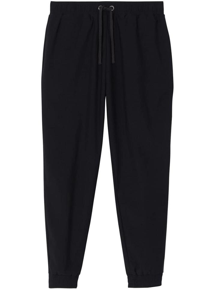 Burberry Logo Print Track Pants - Black