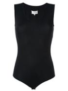 Maison Margiela Sleeveless Body, Women's, Size: 44, Black, Polyamide/spandex/elastane