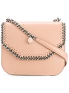 Stella Mccartney - Falabella Box Shoulder Bag - Women - Cotton/polyester/polyurethane - One Size, Pink/purple, Cotton/polyester/polyurethane