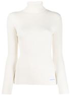 Ck Calvin Klein Turtle Neck Jumper - White