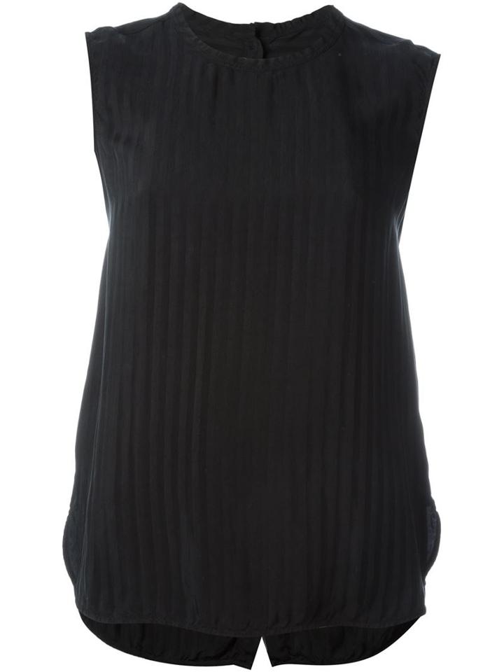 Raquel Allegra Striped Sleeveless Blouse