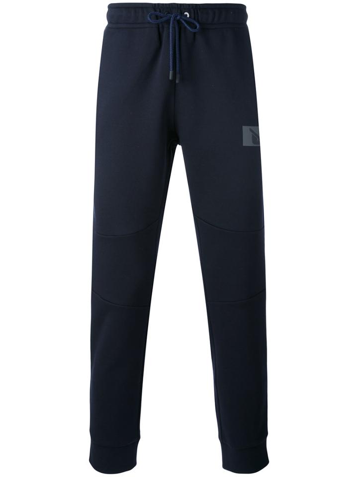 Fendi - Monster Patch Track Pants - Men - Cotton/polyester - 48, Blue, Cotton/polyester