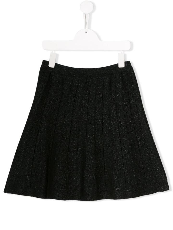 Alberta Ferretti Kids Teen Pleated Skirt - Black