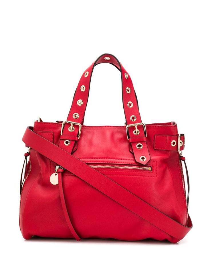 Red Valentino Red(v) Eyelet Handle Tote