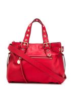 Red Valentino Red(v) Eyelet Handle Tote