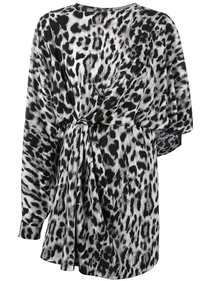 Saint Laurent - Abito Dress - Women - Silk - 38, Black, Silk