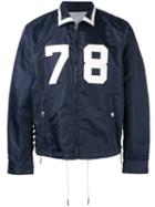 Diesel 78 Drawstring Detail Jacket, Men's, Size: Small, Blue, Polyimide