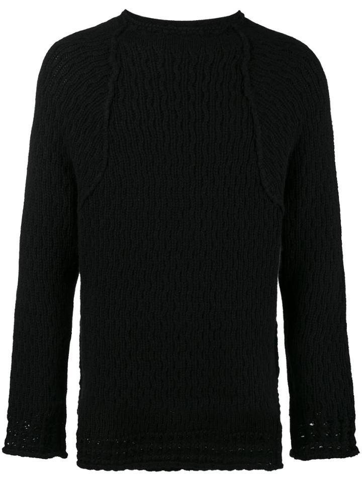 Neil Barrett Sweatshirt With Zip Side - Black