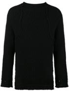 Neil Barrett Sweatshirt With Zip Side - Black
