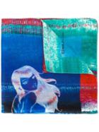 Etro - Mermaid Print Pocket Square - Men - Silk - One Size, Silk