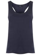 Uma Raquel Davidowicz - Silk Top - Women - Silk - 44, Blue, Silk