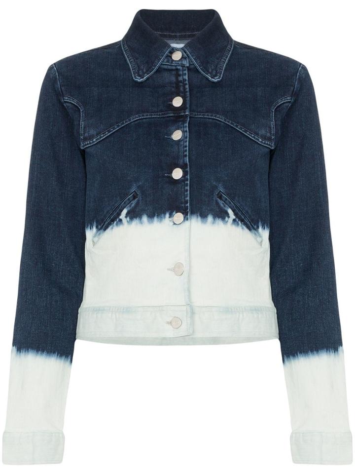 Miaou Lex Dip-dye Denim Jacket - Blue