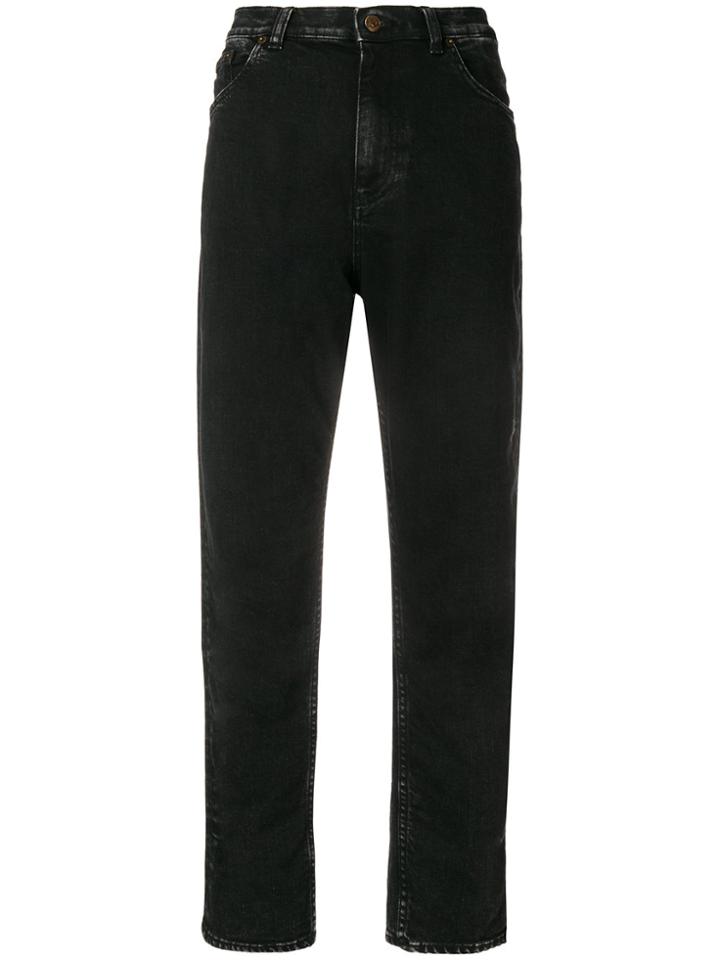 Mauro Grifoni Cropped Jeans - Black
