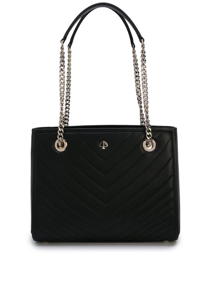 Kate Spade Quilted Logo Tote - Black