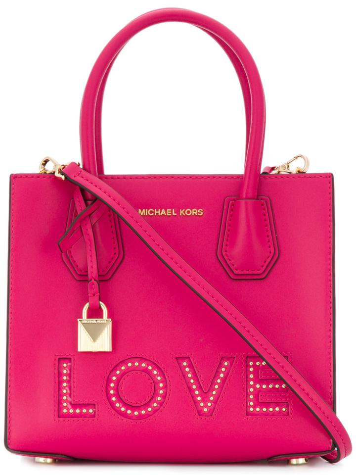 Michael Michael Kors Love Tote - Pink & Purple