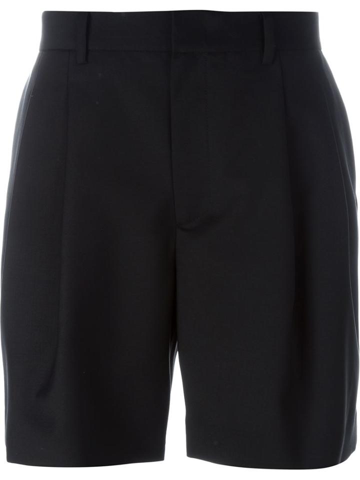 Juun.j Front Pleat Bermuda Shorts