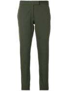 Joseph Pleated Cropped Trousers - Green