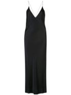 Haider Ackermann V-neck Slip Dress - Black