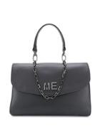 Marc Ellis Logo Plaque Tote - Black
