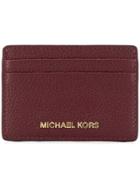 Michael Michael Kors Logo Plaque Card Holder - Red