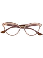 Dita Eyewear Cat Eye Glasses - Nude & Neutrals