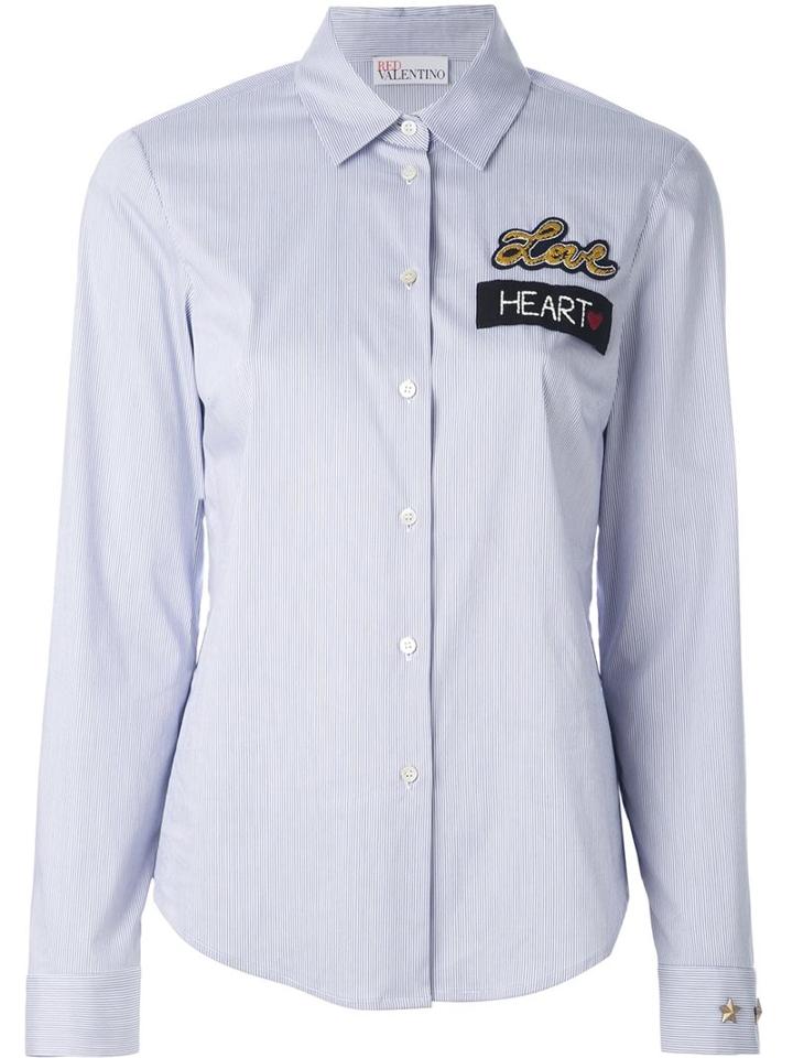 Red Valentino Love Patch Shirt