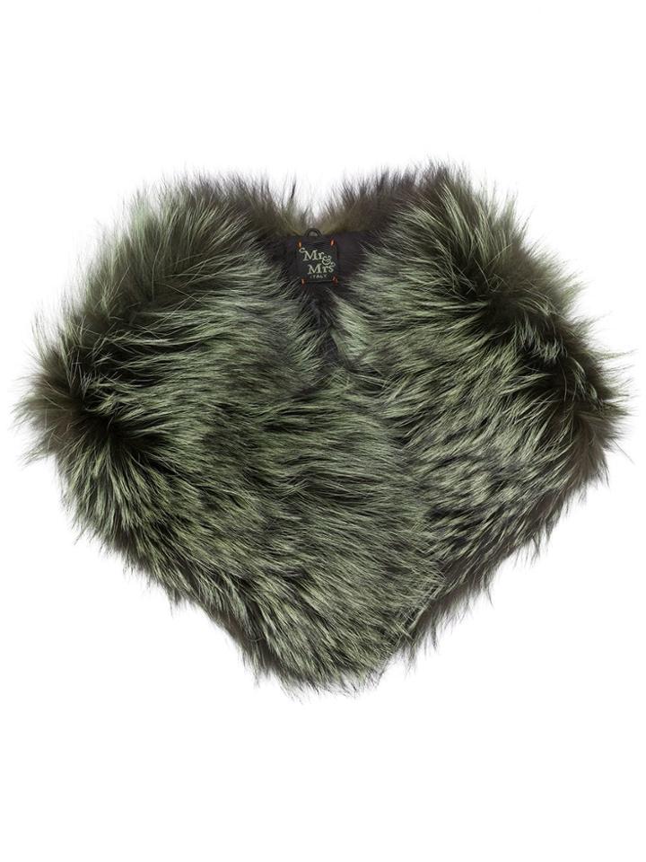 Mr & Mrs Italy Fur Stole - Green