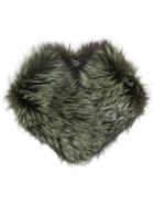 Mr & Mrs Italy Fur Stole - Green