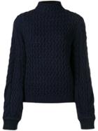 Victoria Victoria Beckham Chunky Knit Jumper - Blue