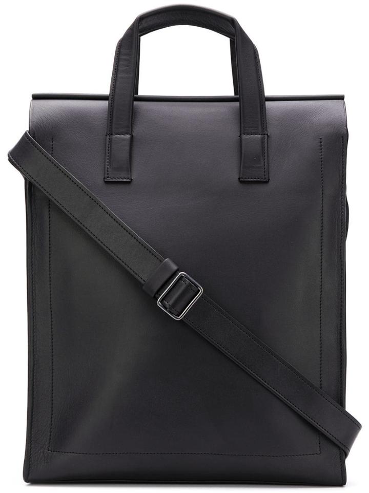 Isaac Reina Square Tote - Black