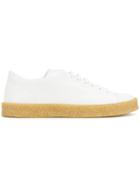 Jil Sander Amber Sole Lace-up Sneakers - White