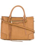 Whipstitch Detail Tote - Women - Leather - One Size, Nude/neutrals, Leather, Rebecca Minkoff