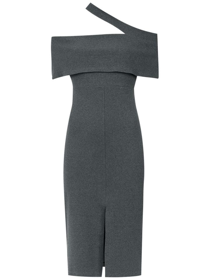 Tufi Duek Asymmetric Dress - Grey
