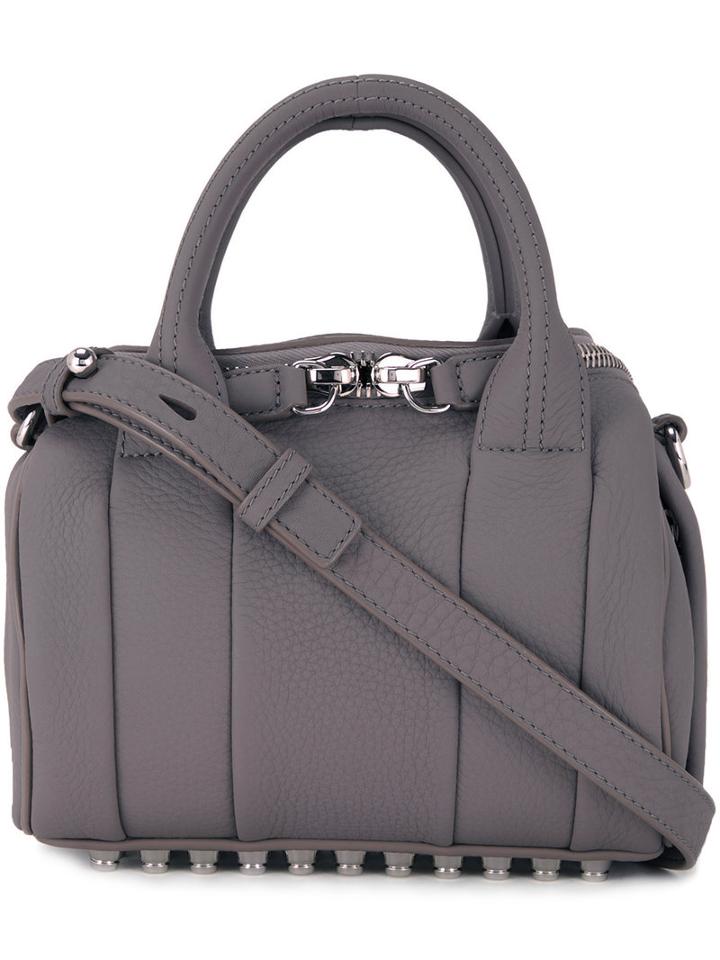 Alexander Wang - Mini Rockie Tote - Women - Calf Leather - One Size, Grey, Calf Leather