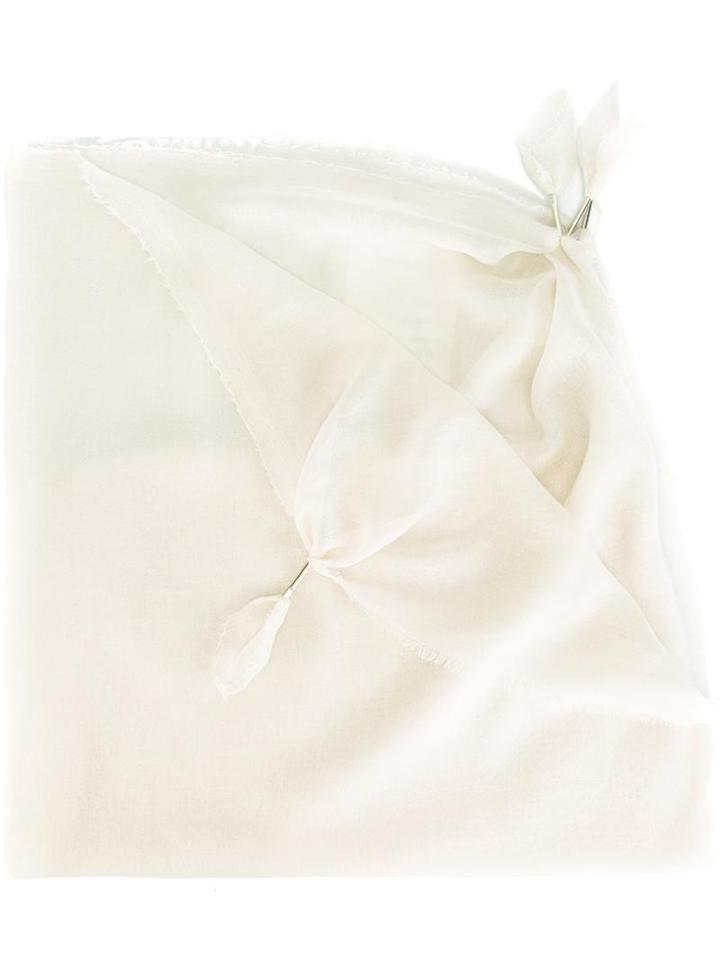 Damir Doma 'ade' Scarf, Adult Unisex, Nude/neutrals, Cashmere